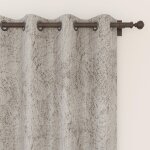 Rideau occultant a oeillets 135x180 cm adrien, par soleil d'ocre