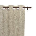 Rideau occultant a oeillets 135x250 cm arthur beige, par soleil d'ocre