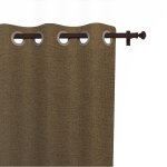 Rideau occultant a oeillets 135x250 cm arthur, par soleil d'ocre