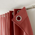 Rideau occultant thermique saffa - 135 x 240 cm - terre cuite