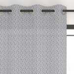 Rideau a oeillets 135x250 cm ophelia, par soleil d'ocre