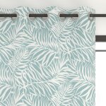 Rideau a oeillets imprim� en polycoton 135x250 cm guyane, par soleil d'ocre