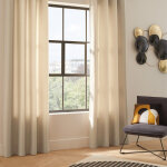 Rideau a oeillets isolant thermique avec doublure polaire