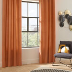 Rideau a oeillets isolant thermique avec doublure polaire