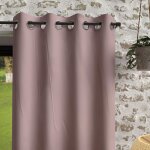 Rideau a oeillets en microfibre lavée 135x180 cm boheme rose, par soleil d'ocre Rideau a oeillets en microfibre lavée 135x180 cm boheme rose, par soleil d'ocre