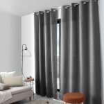 Rideau a oeillets en velours chenill�