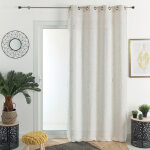 Rideau en poly - lin a oeillet