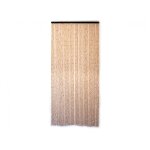 Rideau de porte en bambou et perle de bois - morel