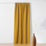 Rideau thermique a galon fronceur effet bouclette