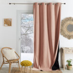 Rideau thermique phonique et semi occultant konfor