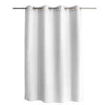 Rideau uni a oeillets