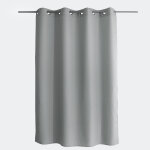 Rideau uni a oeillets