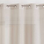 Rideau voilage 100% lin fluide naturel 140x260 cm