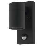 Riga applique murale d'ext�rieur vers le bas noir option de montage en angle ip44