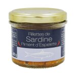 Rillettes sardine au piment d'espelette - pot 90g Rillettes sardine au piment d'espelette - pot 90g