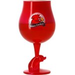 Rince cochon lot de 4 verre rouge 3 graduations 25 33 50cl, officiel et neuf