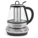 Riviera & bar bth450 bouilloire 0, 8 l 800 w acier inoxydable et noir