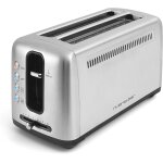 Riviera&bar - grille - pain inox 2 fentes extra - longues 25 cm, 1500 w, 6 niveaux de dorage, réchauffage, ... Riviera&bar - grille - pain inox 2 fentes extra - longues 25 cm, 1500 w, 6 niveaux de dorage, réchauffage, ...