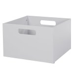 Roba casier de rangement en bois pour chambre d'enfant - bac pour jouets et d�co avec poign�es - gris ...