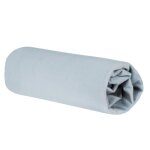 Roba drap housse b�b�  lil planet  - 60x120 a 70x140 cm - 100 % coton bio - jersey - bleu ciel