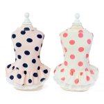 Robe d'�t� pour animaux de compagnie, jupe a pois pour chiens et chats, tenue de mariage, mignonne, princesse, ...