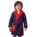 Robe de chambre polaire enfant cars flash mcqueen - 95 disney - taille 3 ans (taille 3 ans, couleur bleu) ...