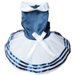 Robes en dentelle de coton pour chiens marins, jupe a rayures pour chiens, vtements de princesse pour ...