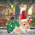 Robe lapin de no�l, costume lapin mignon, harnais, ensemble avec chapeau et sac, petite tenue animal ...