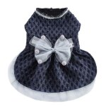 Robe de luxe el�gante pour animaux de compagnie, v�tements d'�t� doux pour petit chien chat, jupe de ...