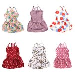 Robe d't a pois pour chien et chat, vtement doux, bretelles, petit chihuahua, respirant, jupes pour ...