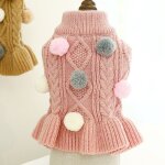 Robe en tricot pour chien, pull, automne hiver, fte de mariage, carlin, yorkshire, chihuahua, chiot, ...