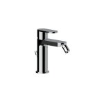 Robinet de bidet chrome avec vidage a clapet amalfi