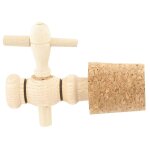 Robinet pour vinaigrier avec bouchon lige 3 pouce