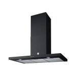 Hotte chemin�e plate roblin ikos 900 - noir mat