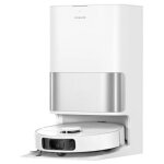 Robot aspirateur laveur dreame d30 ultra 25 000 pa navigation 3d lidar blanc