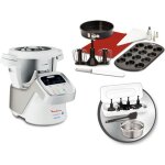 Robot cuiseur moulinex i companion xl yy5264fg avec accessoires ptisserie