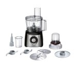 Robot de cuisine multifonctions bosch mcm 3401m 800 w 2, 3 l noir, inox