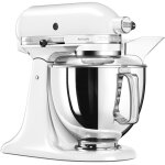 Robot ptissier kitchenaid artisan 5ksm175psewh blanc 300 watt