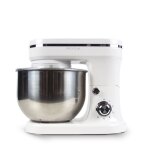 Robot pâtissier kr200 - multifonctions - 5 litres - 1200w - 6 vitesses - 3 accessoires - blanc Robot pâtissier kr200 - multifonctions - 5 litres - 1200w - 6 vitesses - 3 accessoires - blanc