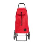 Rolser - chariot de course 6 roues, imax mf - rouge