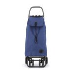 Rolser - chariot pliable 4 roues avec 2 roues directionnelles rouge 43 l - bleu