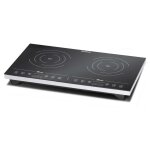 Rommelsbacher ct 3410 / in plaque noir, blanc comptoir plaque avec zone � induction 2 zones