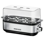 Rommelsbacher er 600 cuiseur d'oeufs 6 oeufs 400 w acier inoxydable, transparent