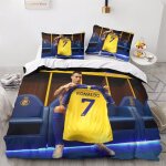 Ronaldo al nassr cr - football star parure de lit en coton fabriqu��e football star simple personne pi��ces ...