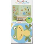Roommates lot de 24 stickers polka animaux de la jungle repositionnables 4 feuilles de 10. 1 x 44. 1 ...