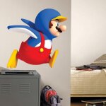 Roommates - stickers repositionnables super mario pingouin nintendo d�coration murale amusante 86 x 71 ...