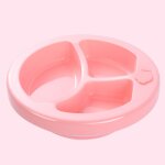 Rose - assiette chauffante antidrapante pour bb, bol a ventouse anti - dversement, garde les aliments ...