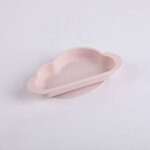Rose b - assiette a dner en silicone pour bb, mignon nuage ventouse tout - en - un apprendre a manger ...