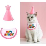 Rose , bandana pour animal de compagnie - mini chien et chat - foulards et chapeau de f�te - costume ...