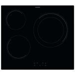 Rosieres rohb63dct noir int�gr� 60 cm plaque avec zone � induction 3 zones